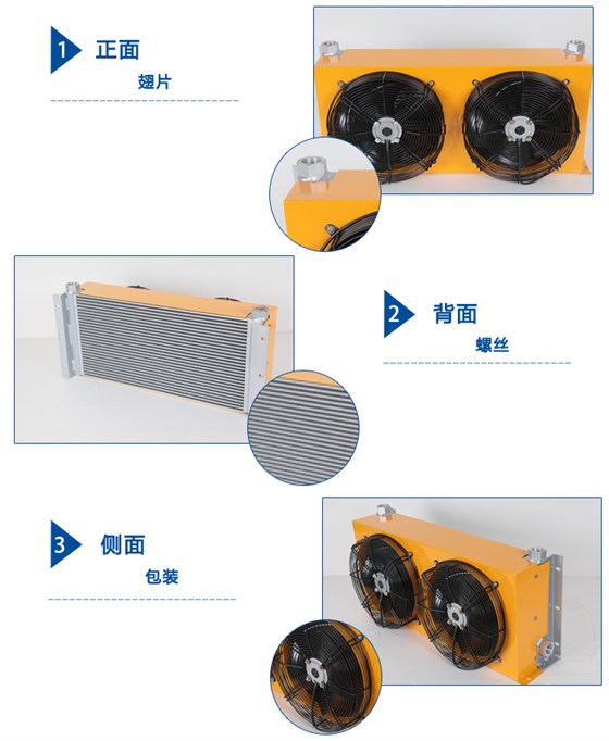 雙風扇液壓油冷卻器AH1012L細節(jié)圖