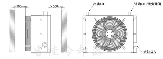 液壓站冷卻器接線圖