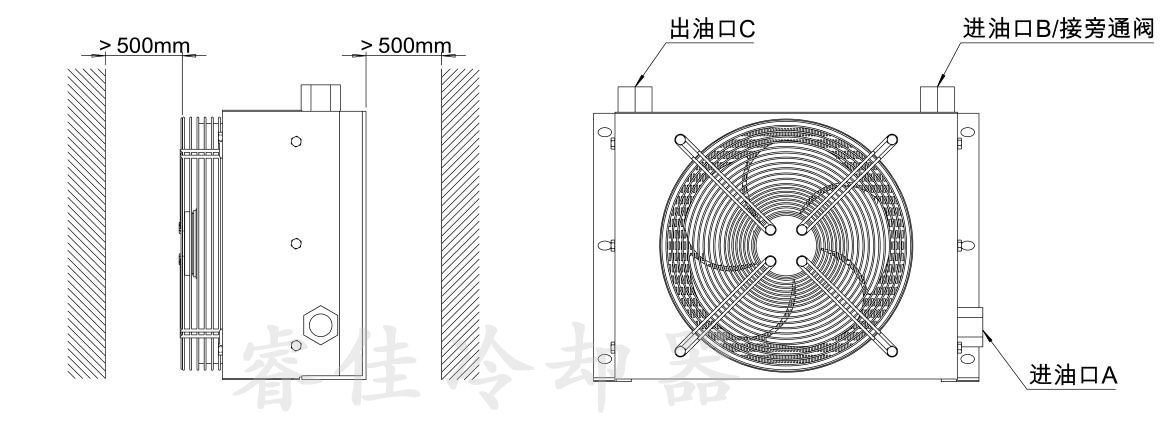 液壓站冷卻器接線圖